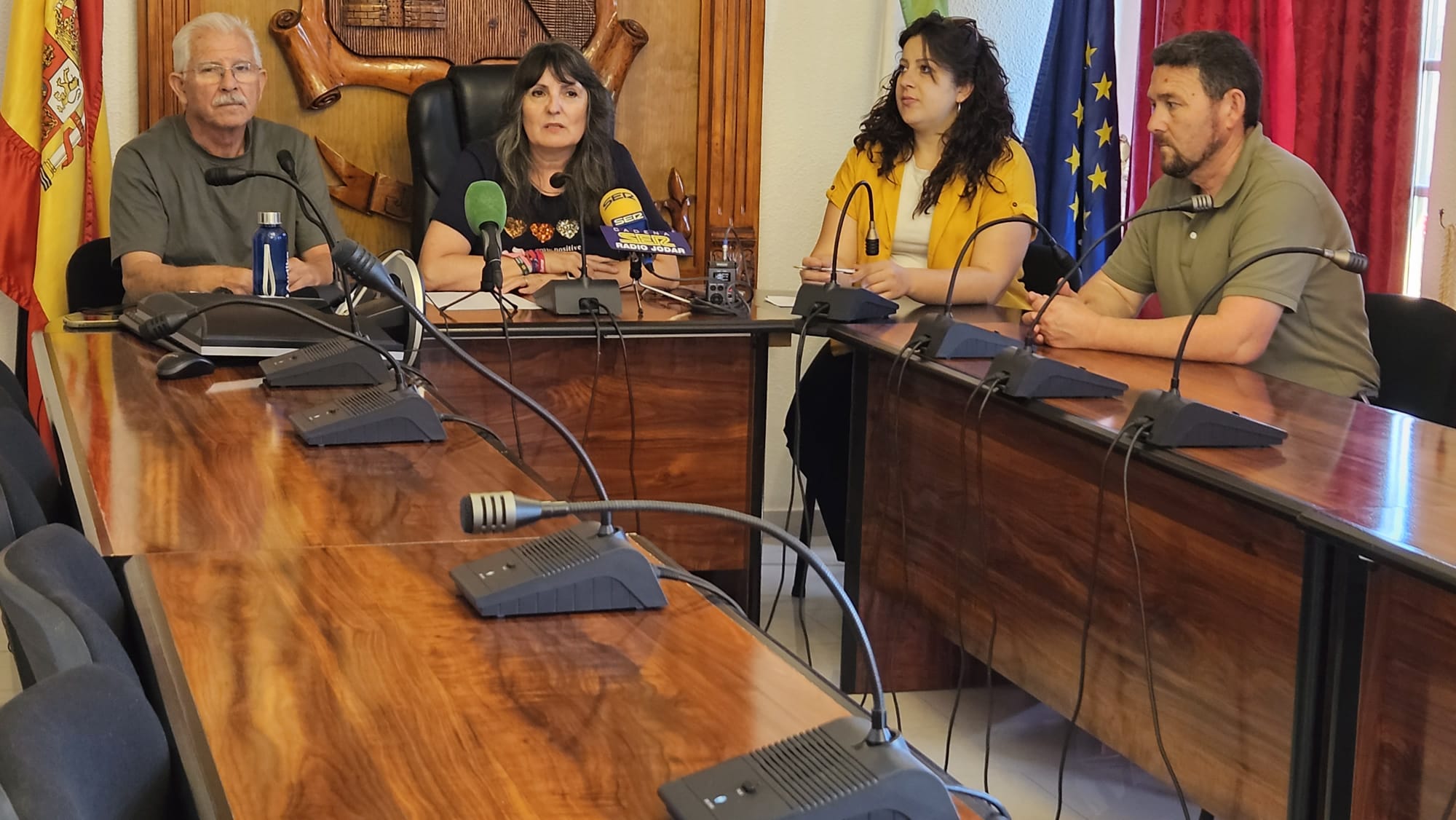 Intervención de la alcaldesa de Jódar, Juana Cazorla, en la presentación de las Marchas en Defensa del Tren Rural de Andalucía