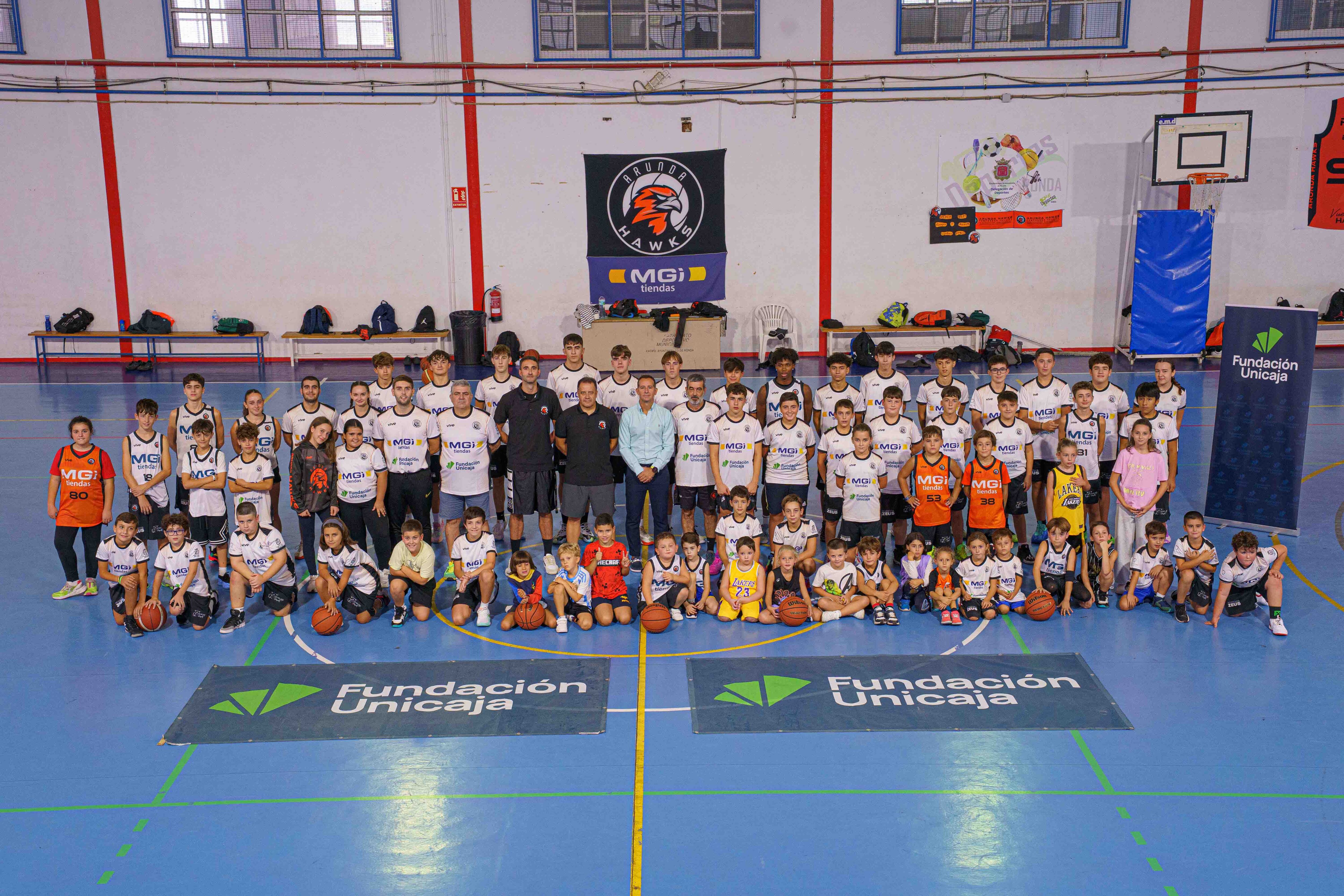 El Club Deportivo Arunda Hawks de Ronda cuenta con seis equipos en competición en Liga Federada y Liga Educativa de baloncesto