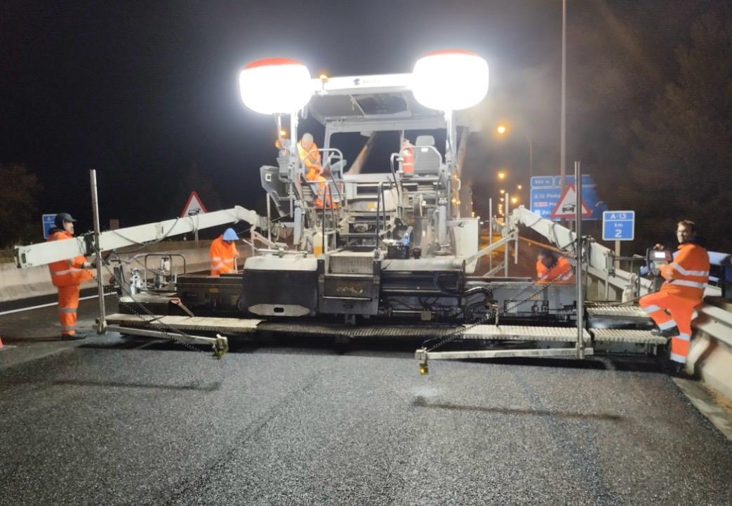 Trabajos de rehabilitación de carreteras