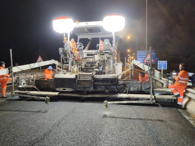 Trabajos de rehabilitación de carreteras