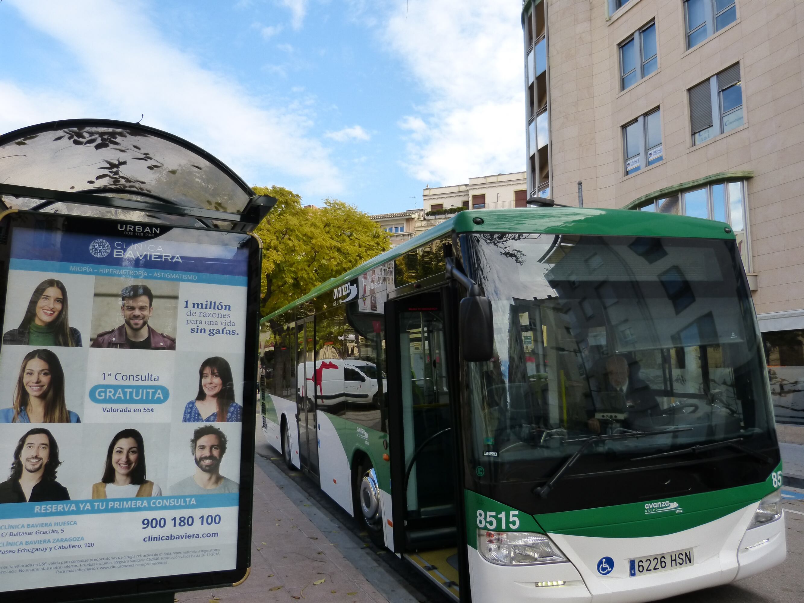 Bus urbano en Huesca