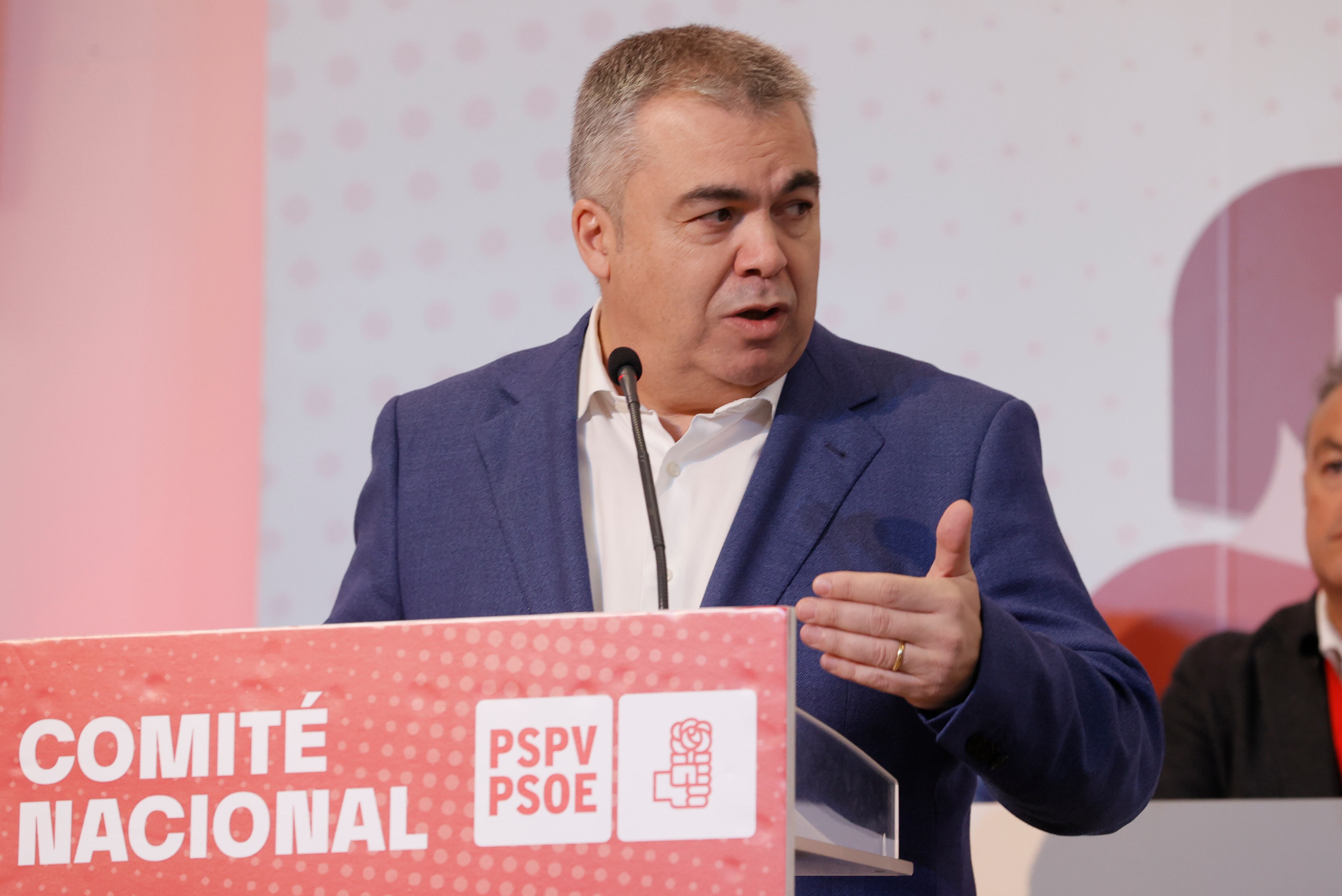El secretario de Organización del PSOE, Santos Cerdán