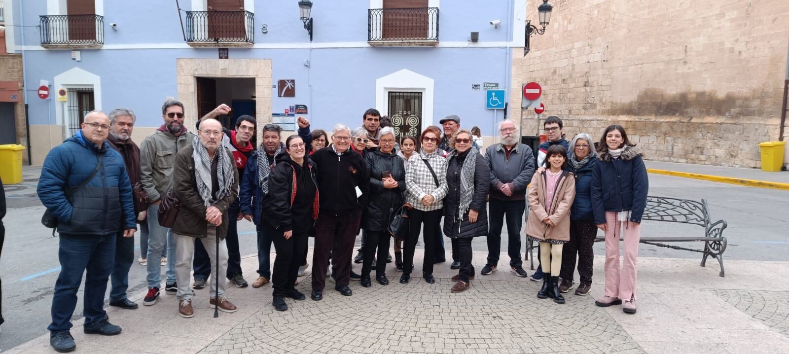 Unidas Podemos Villena en la concentración