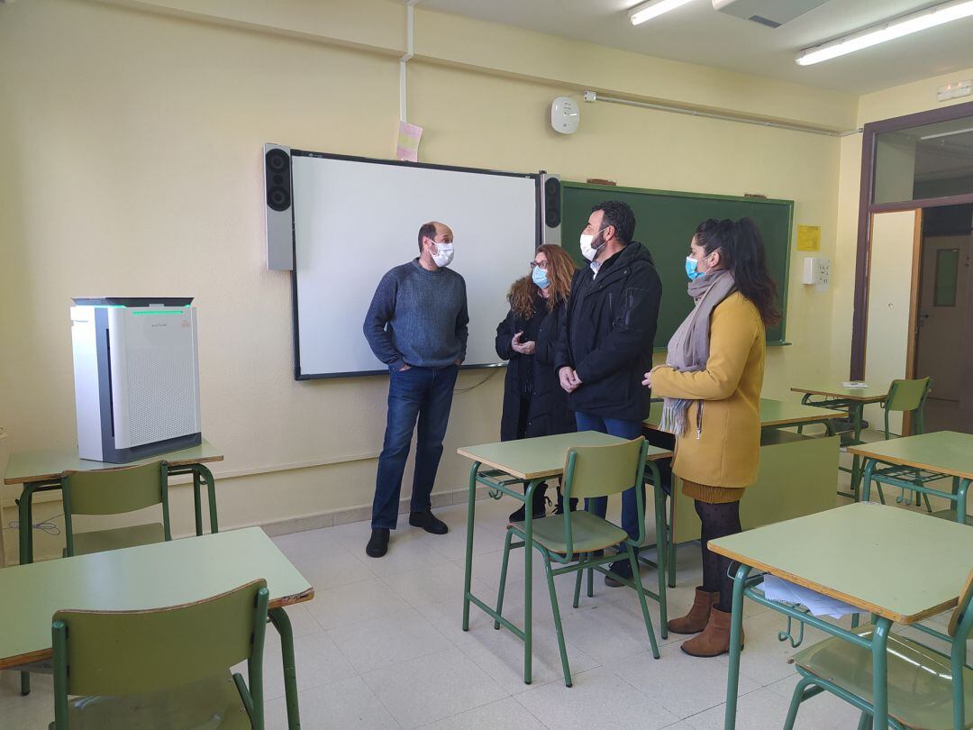 Filtro HEPA en un Aula del IESO Arcipreste de Hita de Azuqueca