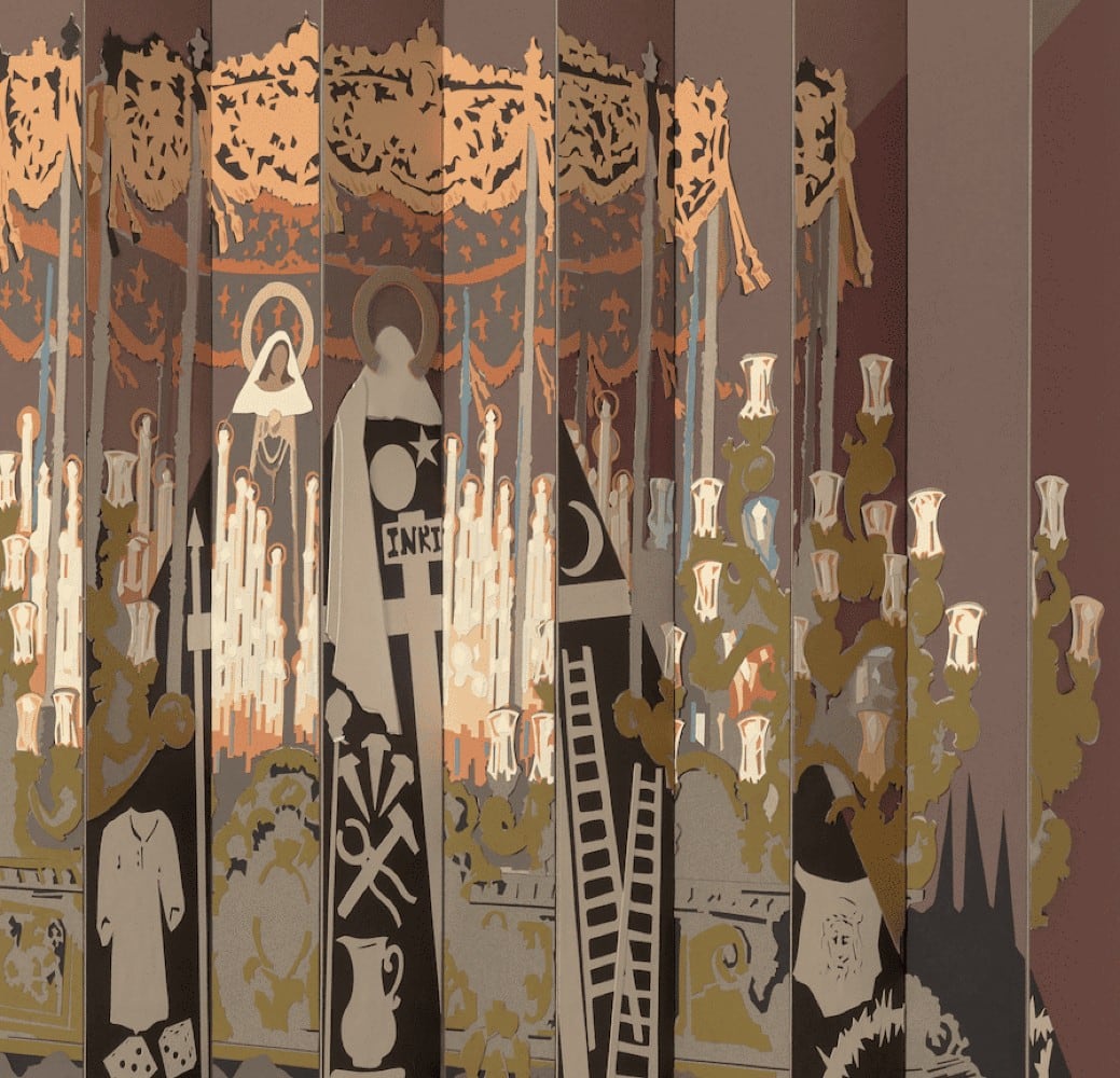 Cartel de la Semana Santa de Málaga 2026, obra del pintor Martín España