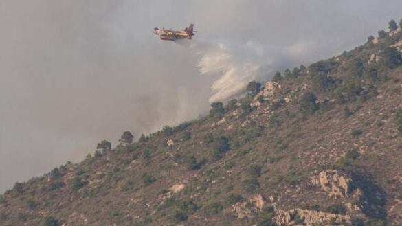 Petrer recibirá la ayuda del Gobierno de la nación tres el incendio de la sierra del Caballo