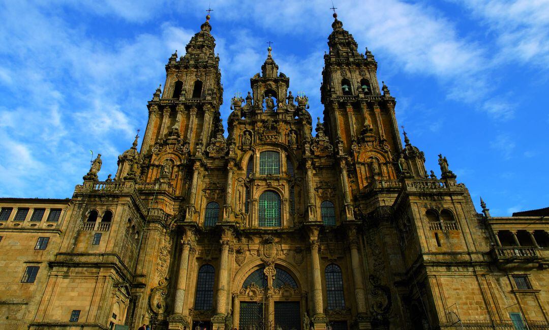 Vista de la Catedral de Santiago de Compostela