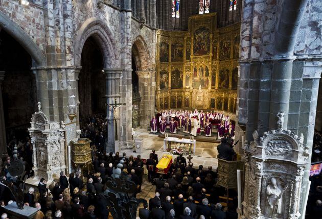 Funeral de Adolfo Suárez en la Catedral de Ávila