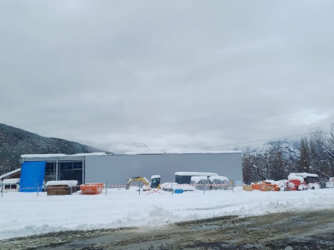 Obras para la futura telecabina Benasque-Cerler. Foto: Elena Fortuño