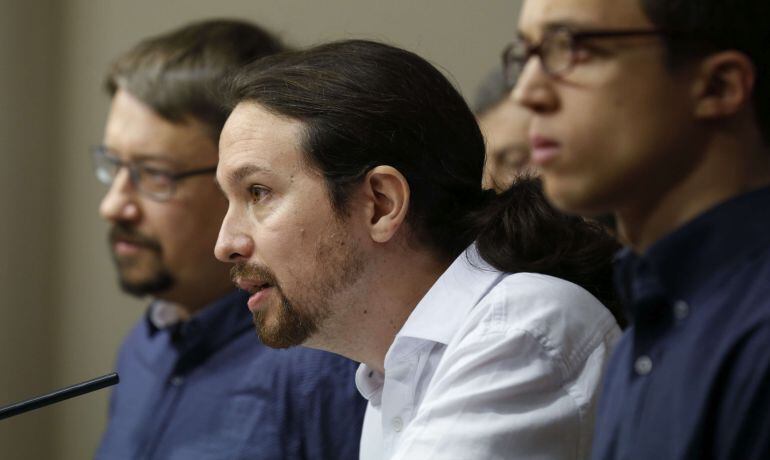 secretario general de Podemos, Pablo Iglesias