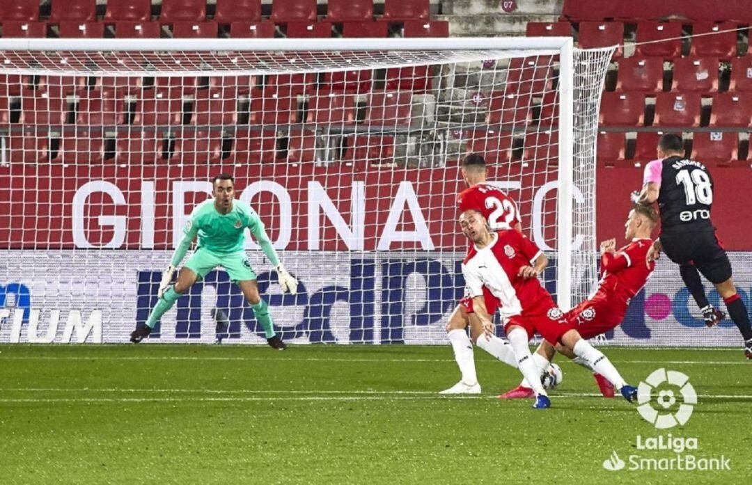 Juan Carlos, en una acció de l&#039;últim partit.