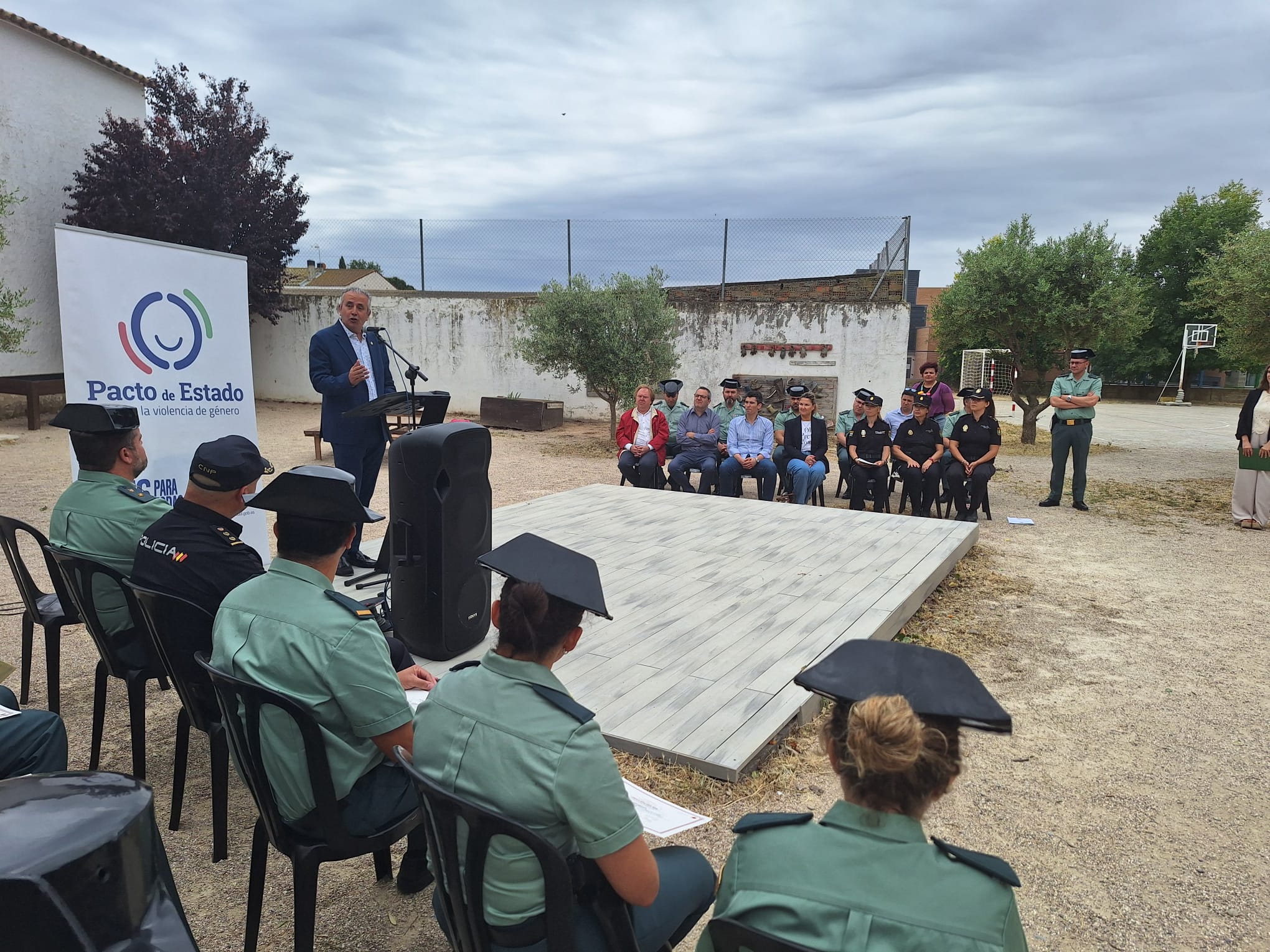 Acto de cierre de la actividad celebrado en Almudévar