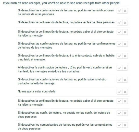 Captura de la plataforma web de WhatsApp