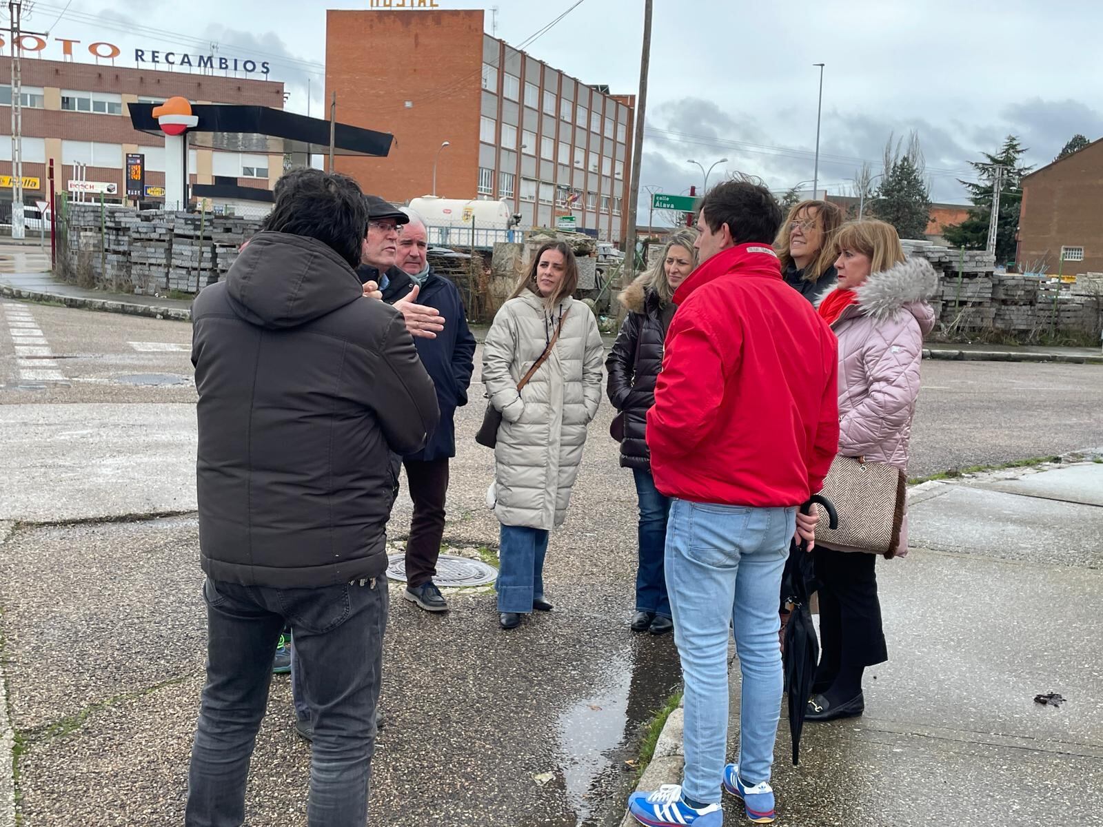 Visita del Grupo Municipal Popular al polígono de la capital.