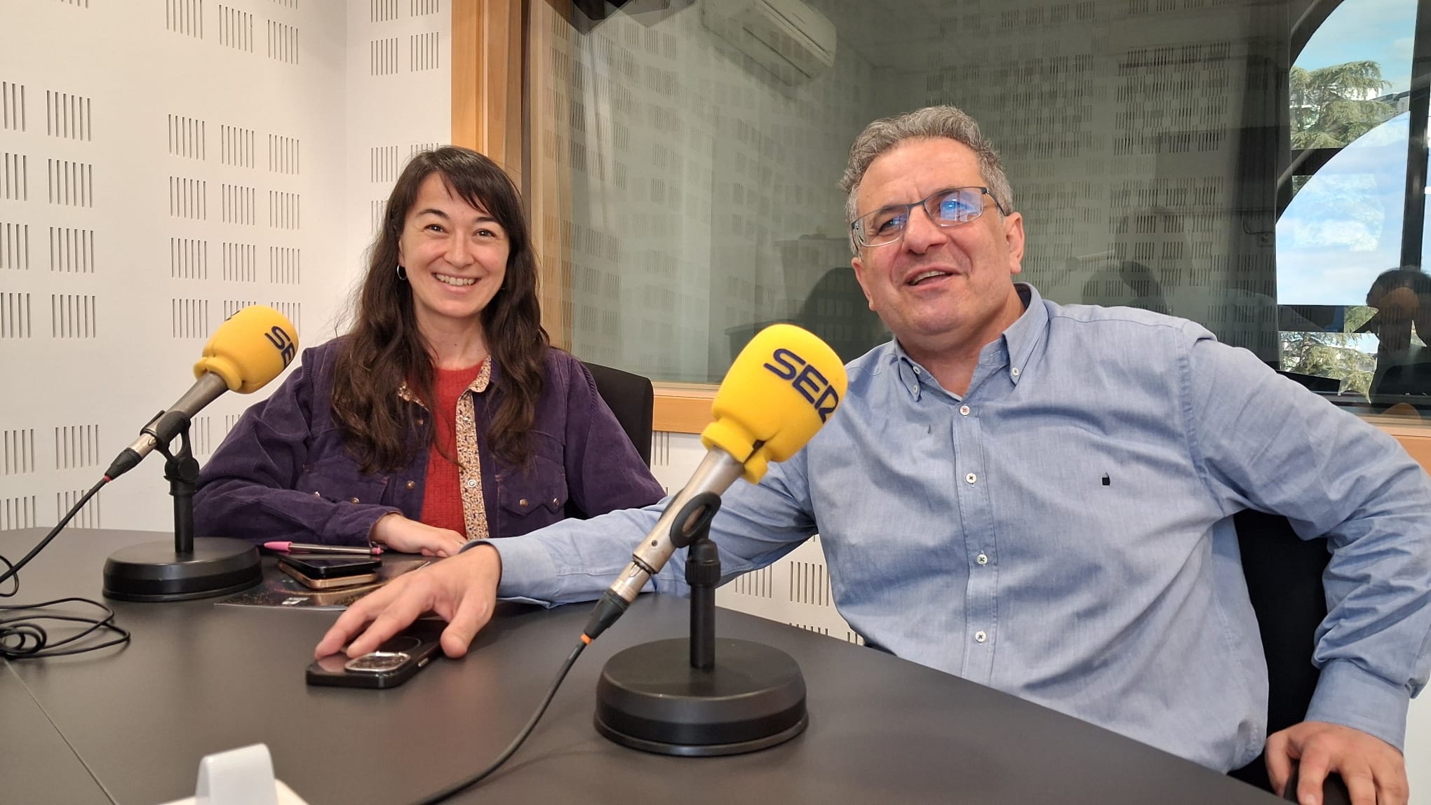 La edil de Cultura, Gema García, y el alcalde de Parla, Ramón Jurado