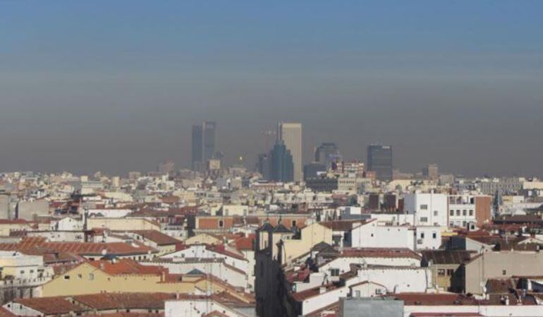 Skyline de Madrid.