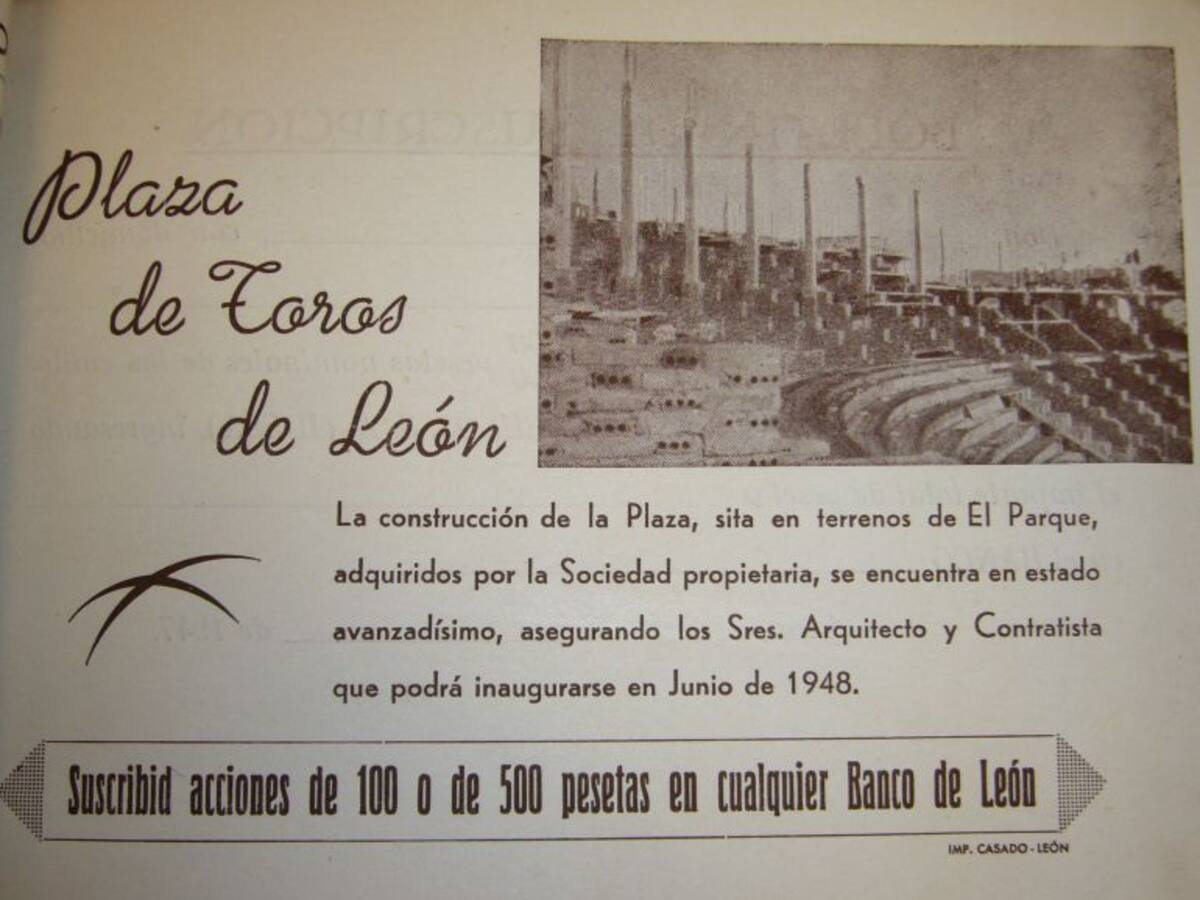 Historia de la construcción de la Plaza de Toros de León