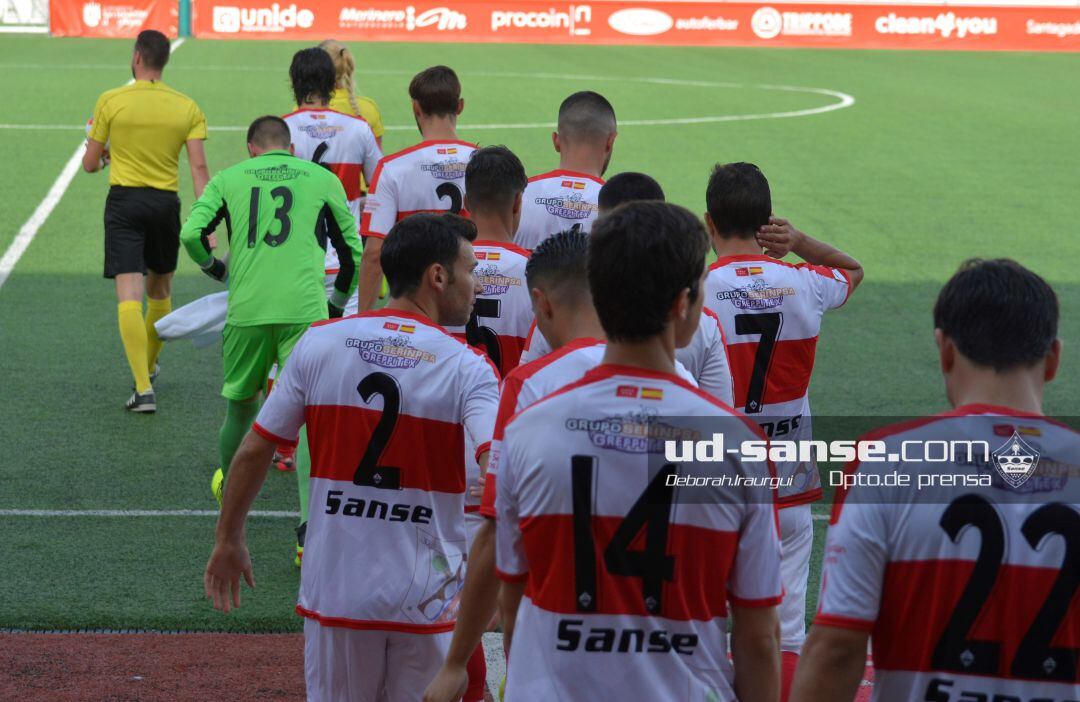 Jugadores de la UD Sanse