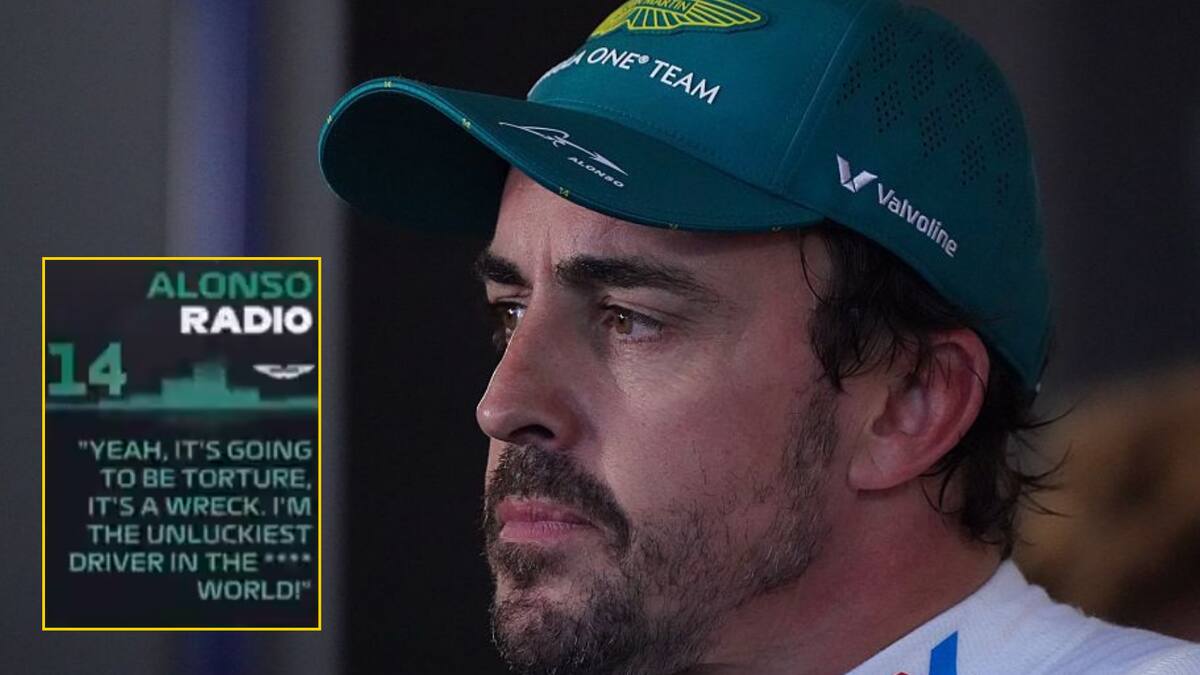 La radio más descorazonadora de Alonso en Imola: "¡Soy el piloto con peor suerte del p*** mundo!"