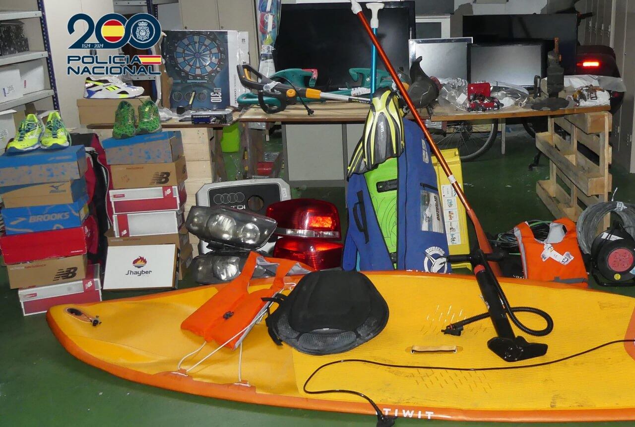 Efectos robados en el rural de Marín