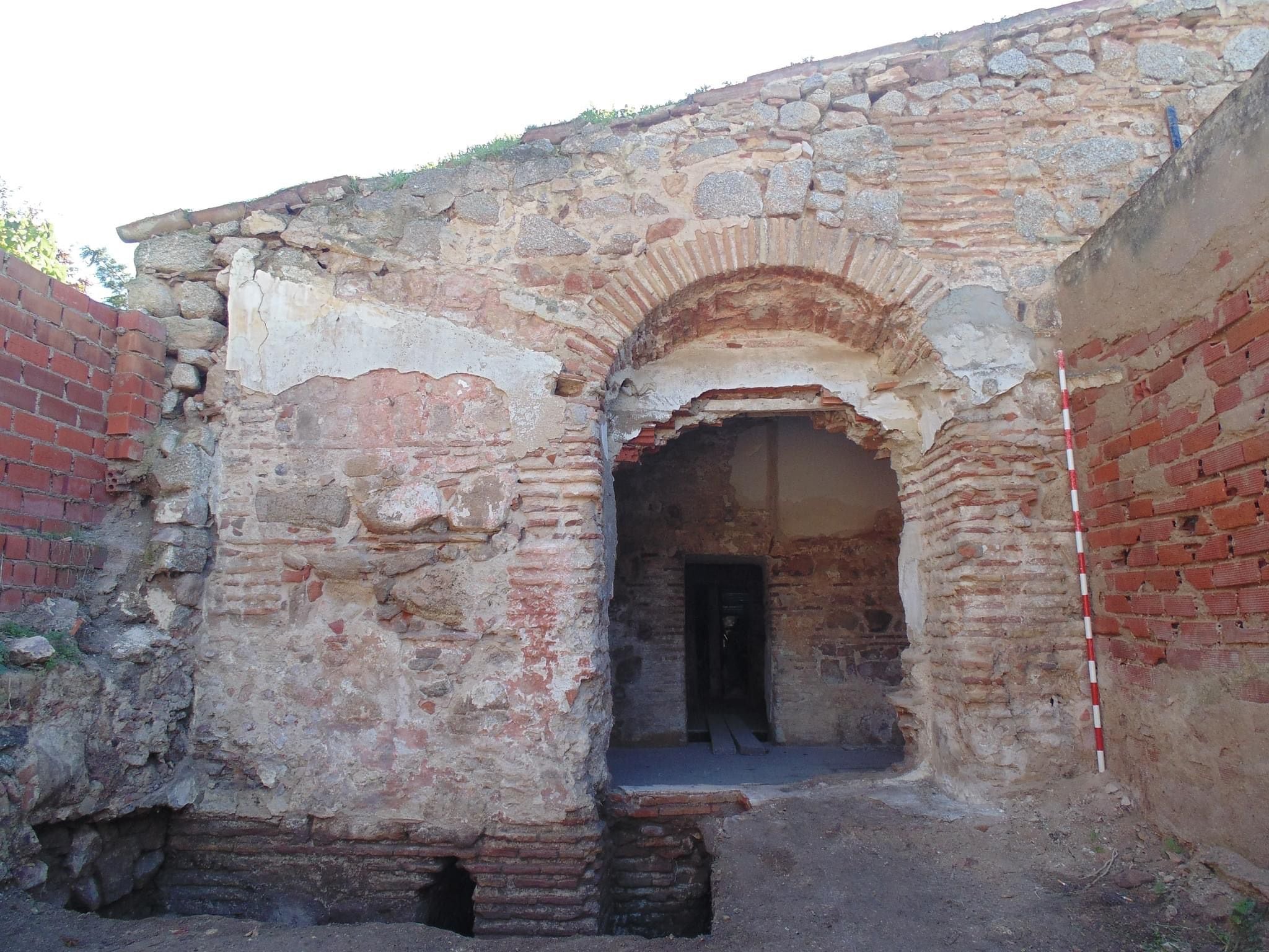 Imagen de la vivienda en la que se han encontrado los baños árabes rurales del Siglo XIII