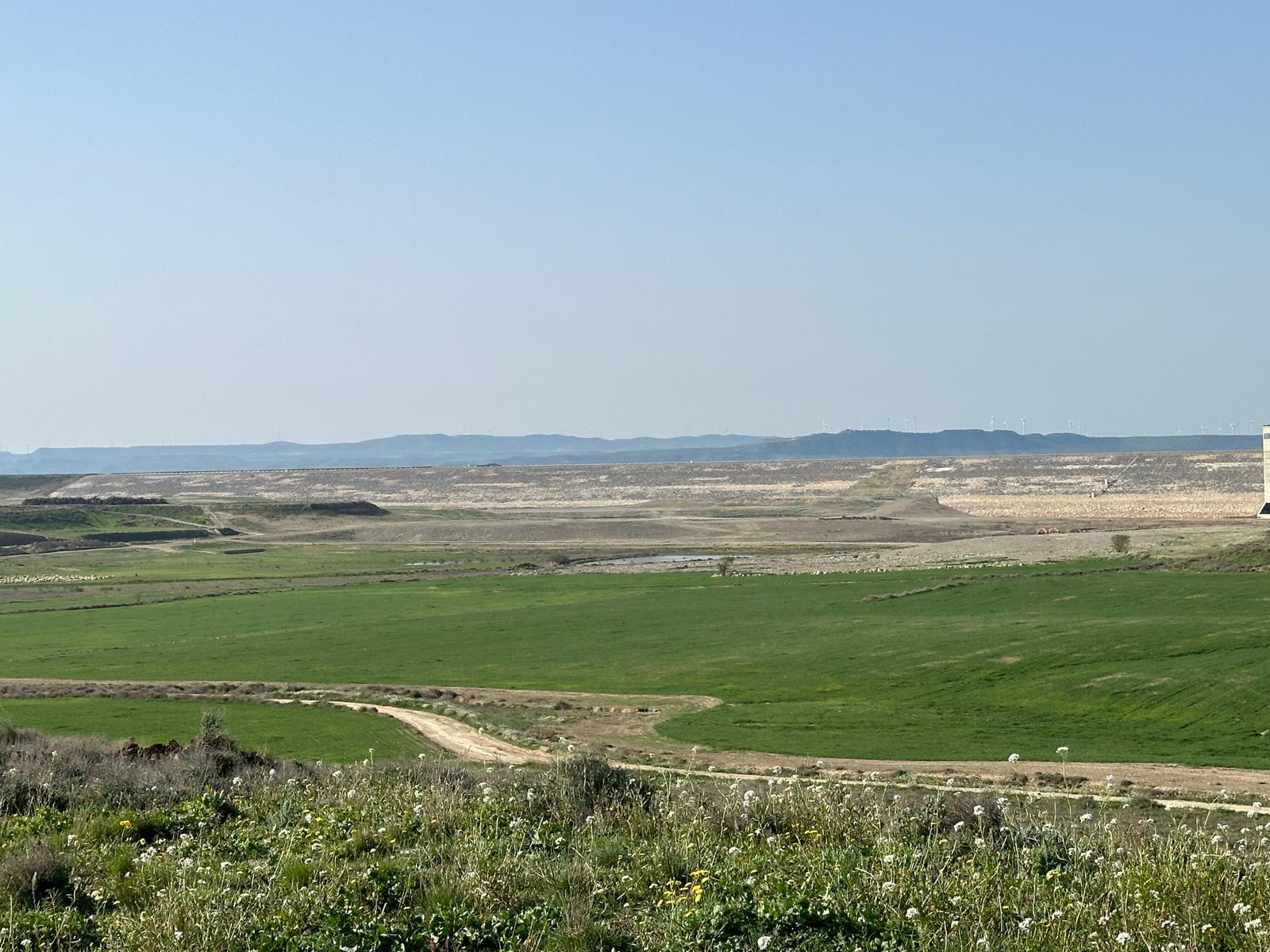 Parte del paraje de la Rinconada en Almudévar