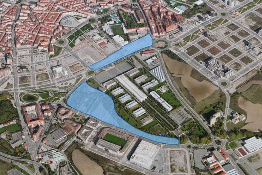 El futuro PEAU de la UPNA ordenará el encuentro entre la Universidad Pública y Arrosadía con 400 viviendas, el 50% protegidas, y completará el parque fluvial del río Sadar