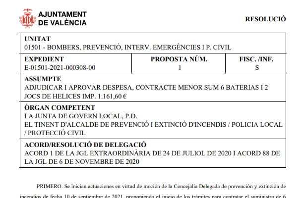 Contrato del ayuntamiento de València con una empresa del &quot;caso Mediador&quot;