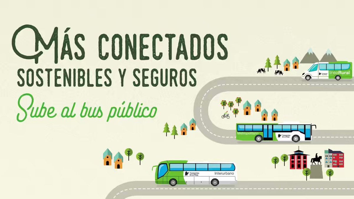 Campaña para impulsar el uso del transporte público | Gobierno de La Rioja.