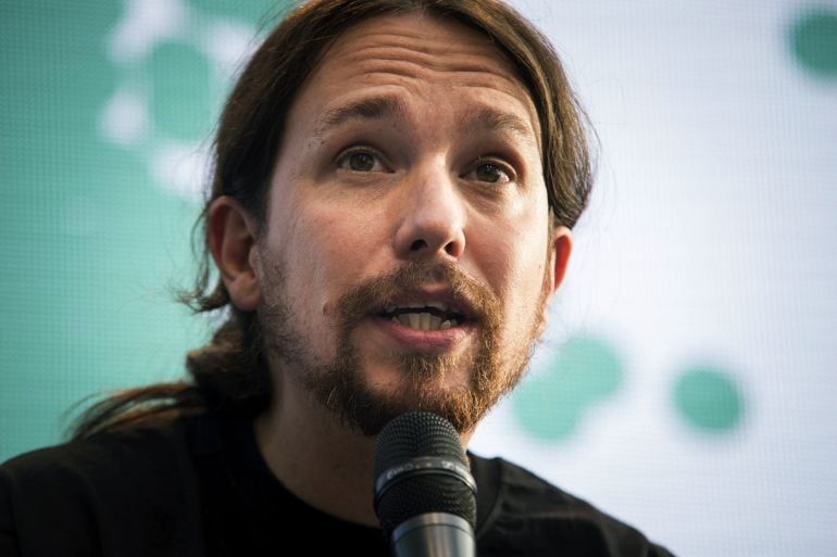 El líder de Podemos, Pablo Iglesias