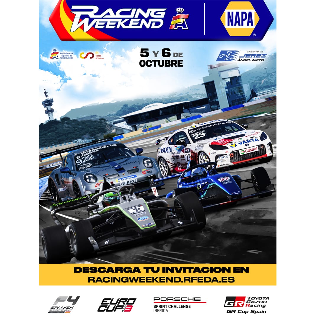 Cartel del Racing Weekend