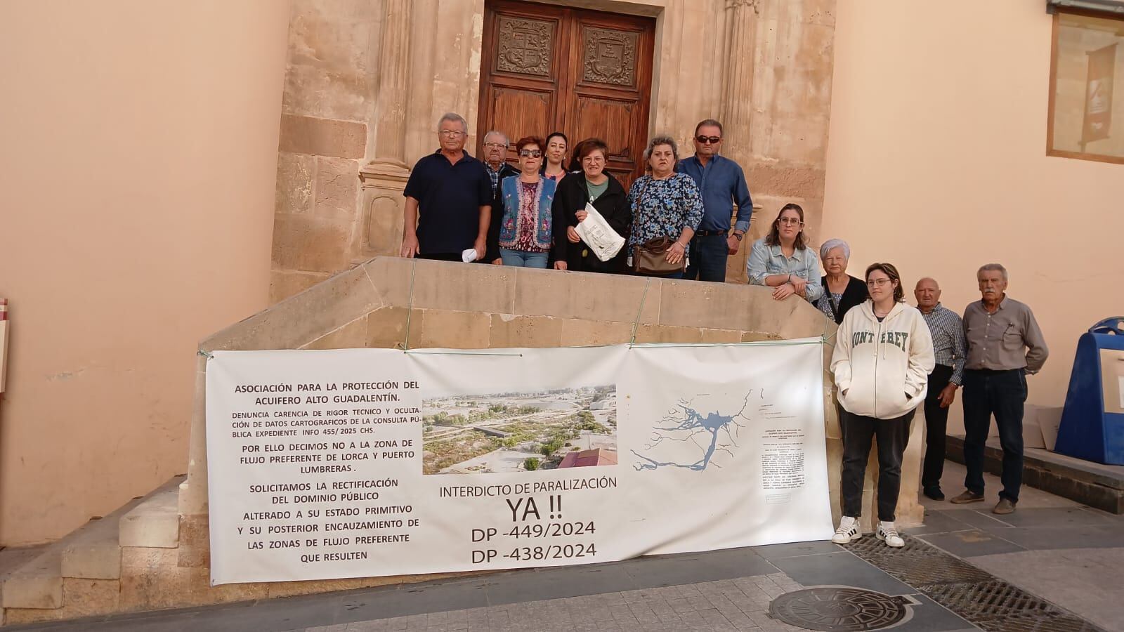 Vecinos de la huerta de Lorca exigen infraestructuras para combatir las inundaciones
