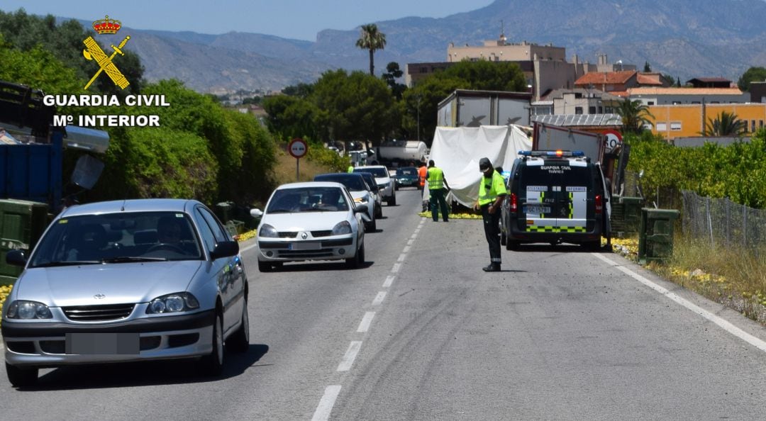 Imagen del lugar en el que tuvo lugar el accidente