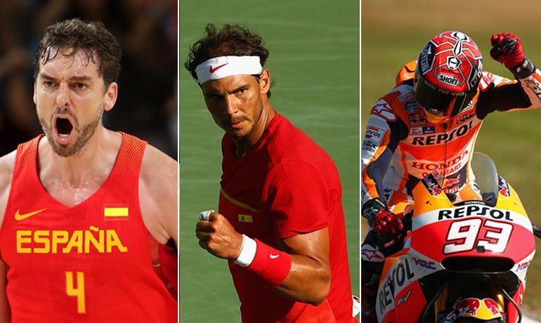 Pau Gasol, Rafa Nadal y Marc Márquez, protagonistas del primer Larguero de Manu Carreño