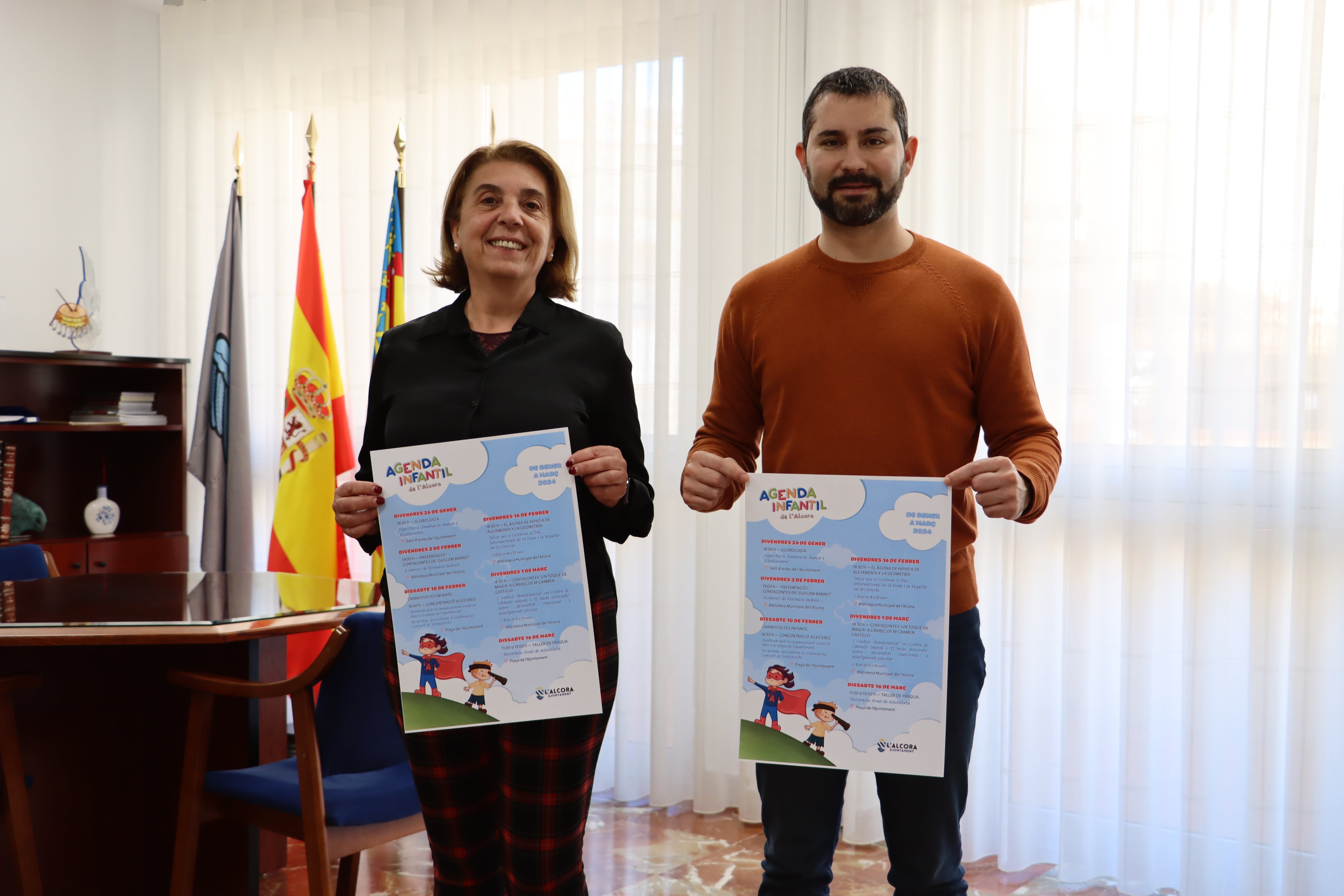 l’Alcora presenta una completa agenda infantil para el primer trimestre de 2024