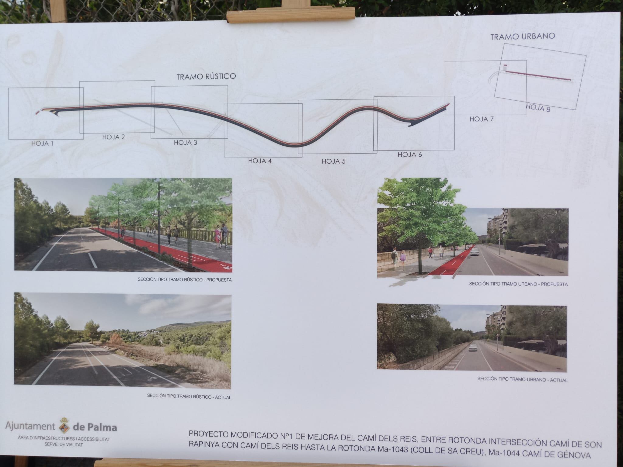 Proyecto de remodelación del Camí dels Reis.