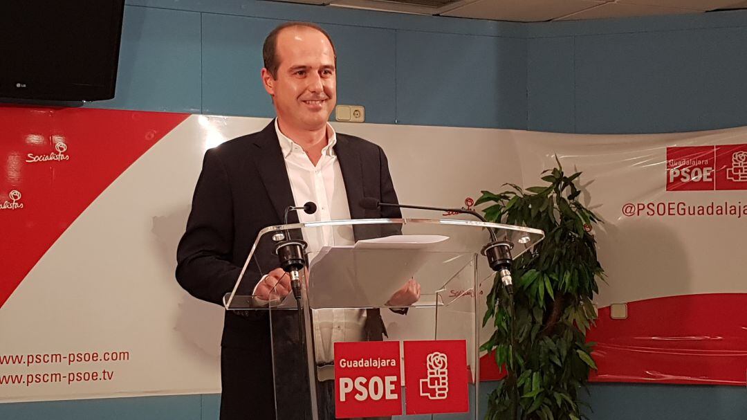 Alberto Rojo candidato PSOE alcaldía Guadalajara