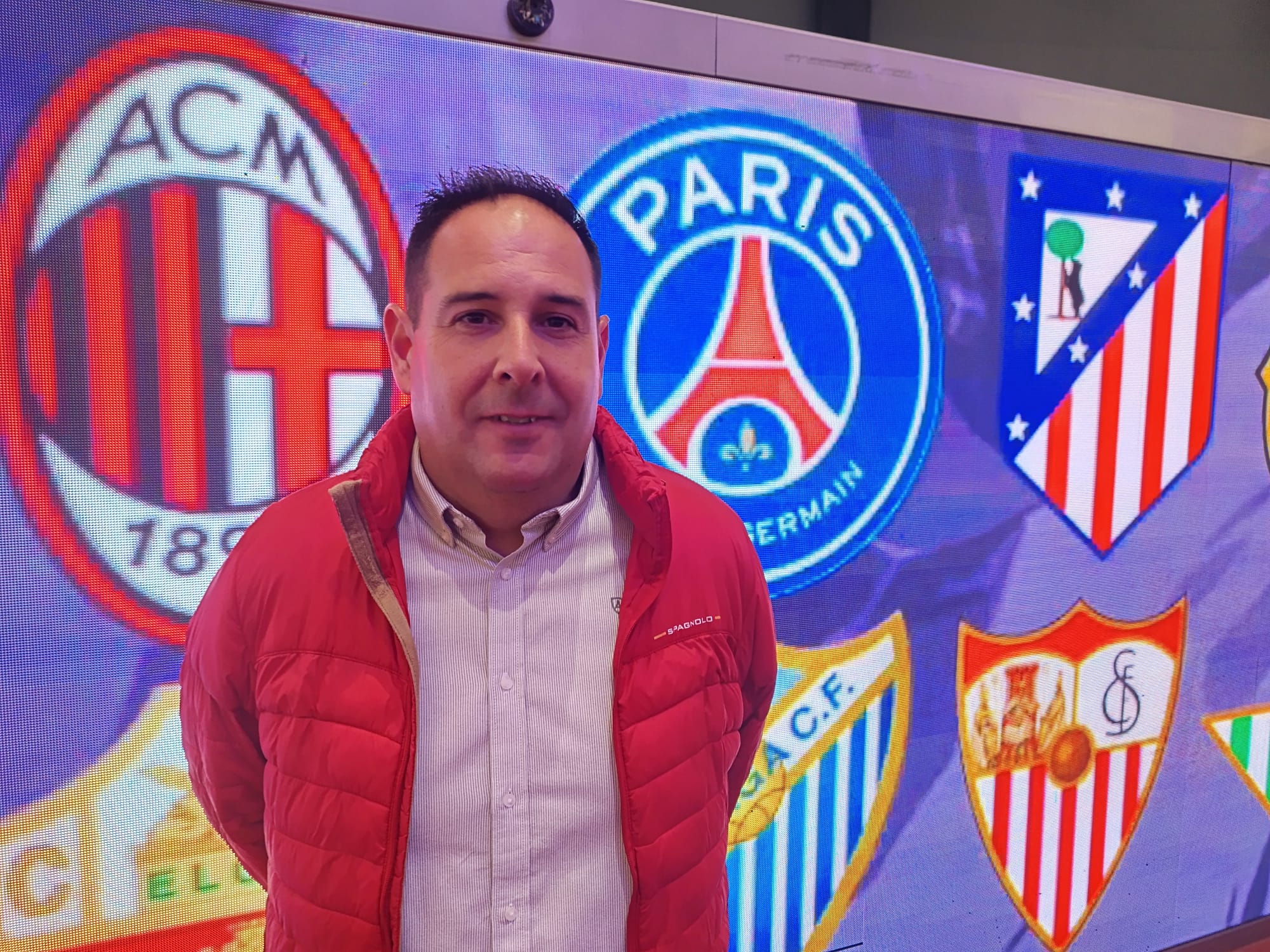 Agustín Sánchez, de la empresa Indal Soccer, organizadora de la Almería Cup.