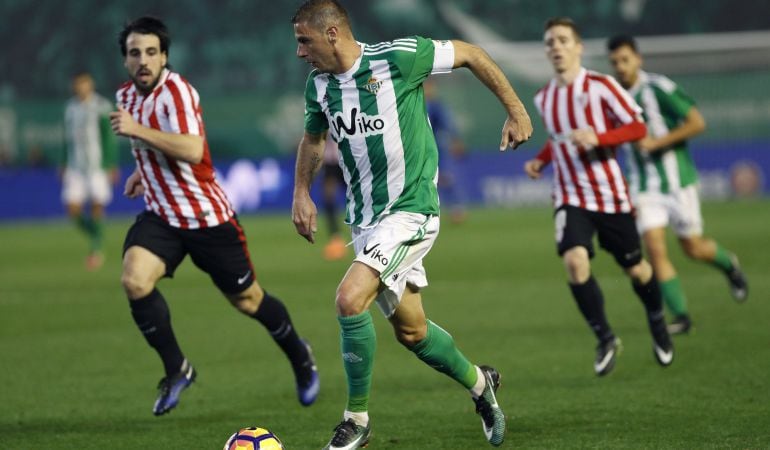 Joaquín, durante el encuentro ante el Athletic