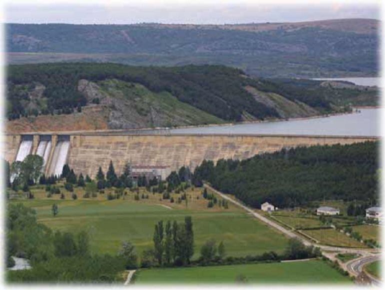 El embalse de Aguilar motivo del cupón de la ONCE