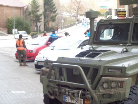 La unidad militar colabora en todo tipo de labores de control