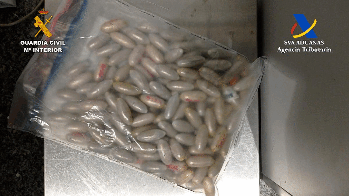 Detenido con kilo y medio de heroína oculto dentro de su cuerpo