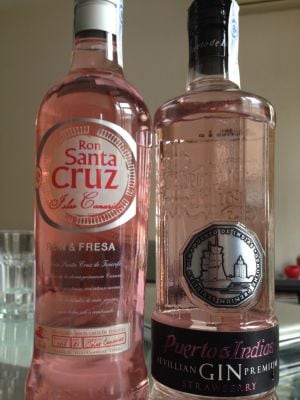 Ron Santa Cruz y Ginebra Puerto de Indias: ¡viva la fresa!