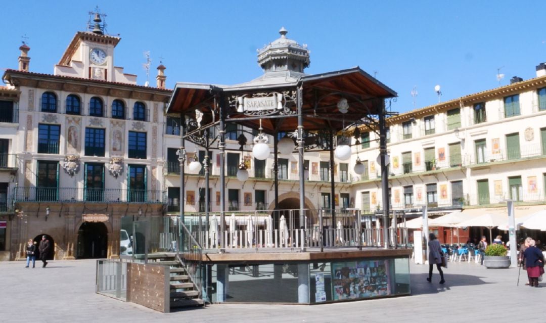 Quiosco de la Plaza de los Fueros de Tudela