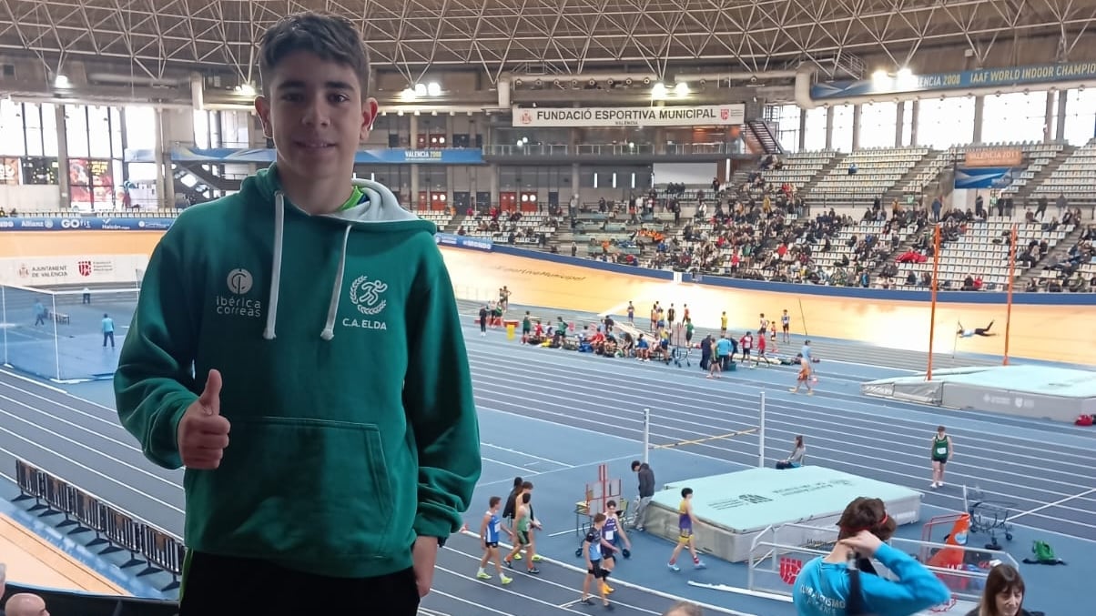 Pablo García en el Velódromo Luis Puig de Valencia