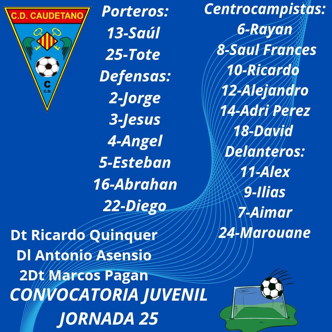 Convocatoria del juvenil