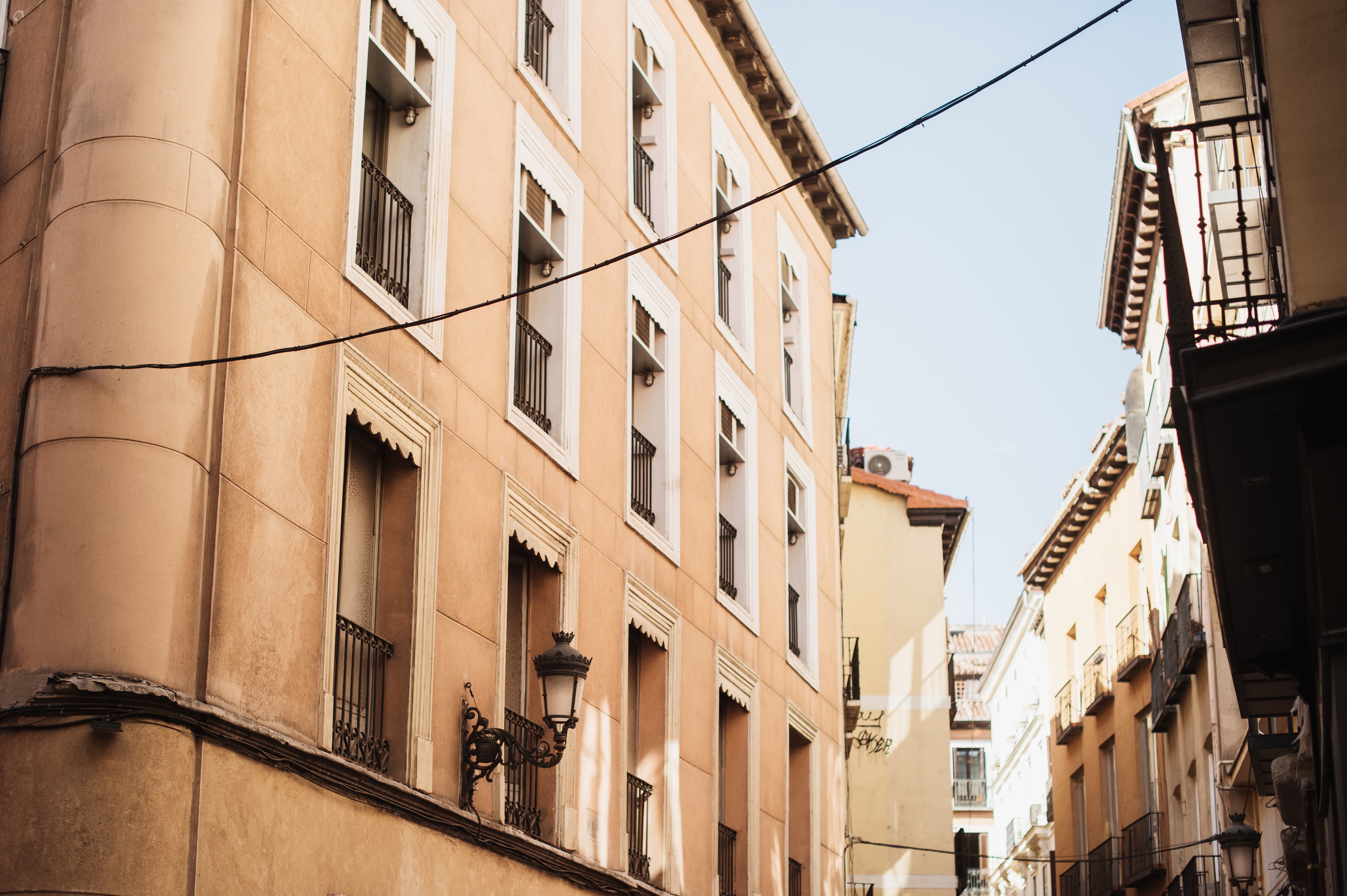 Un edificio, en Madrid. 
