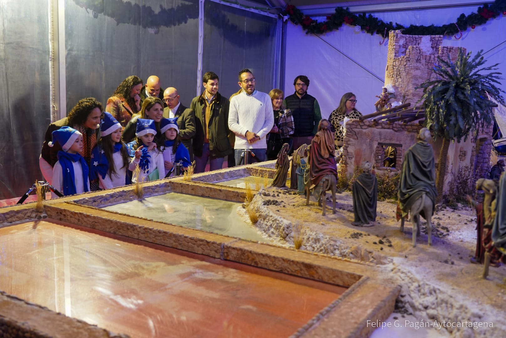 Cartagena inaugura su Belén Municipal con 700 figuras y escenas renovadas