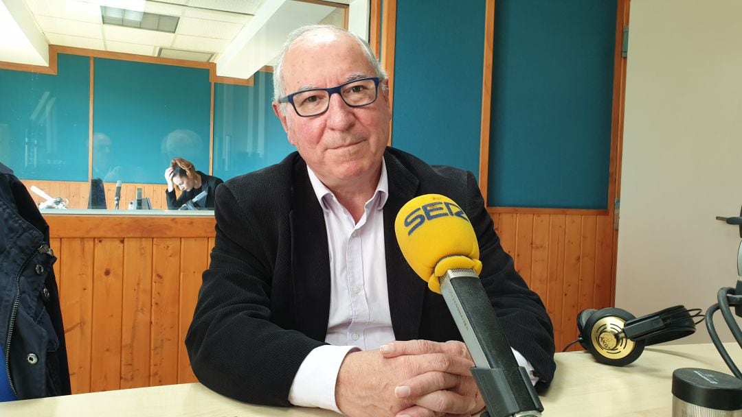 Miguel Ángel Palacio durante la entrevista en La Ventana de Cantabria. 