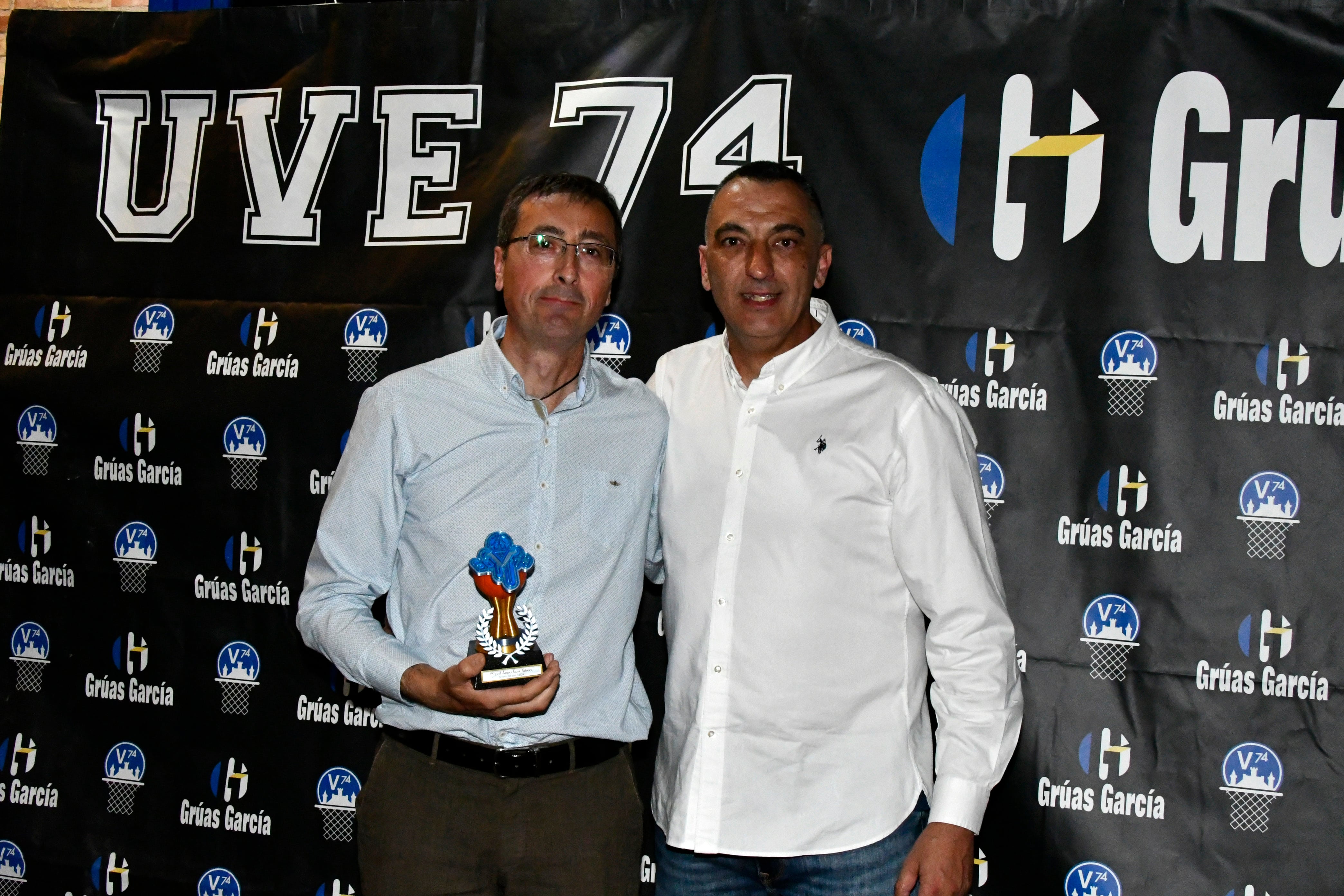 Vilches con Miguel Angel Sanz